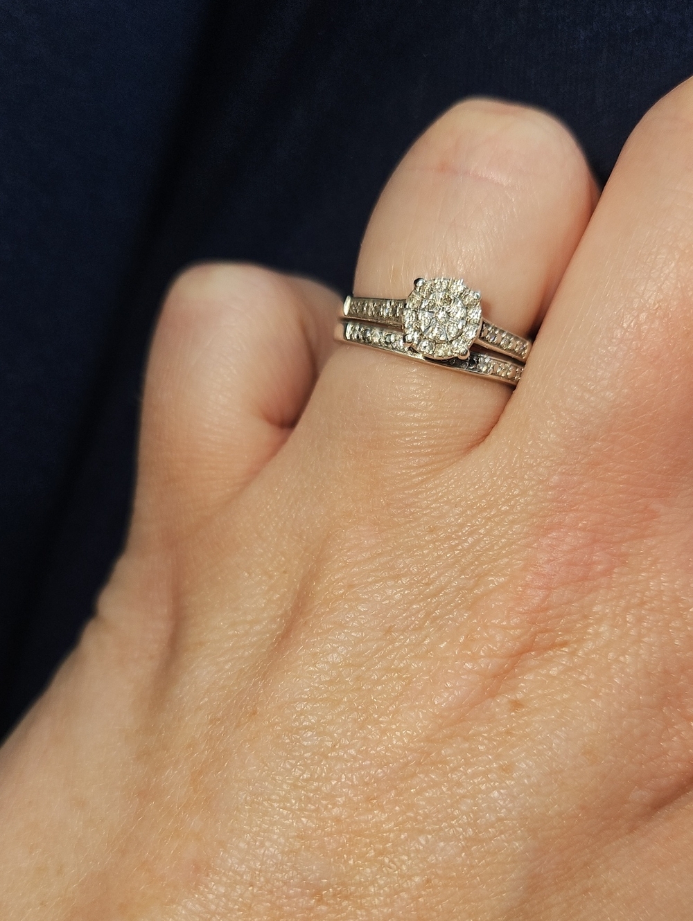 Diamond Engagement Ring Set - Picture 2 of 4